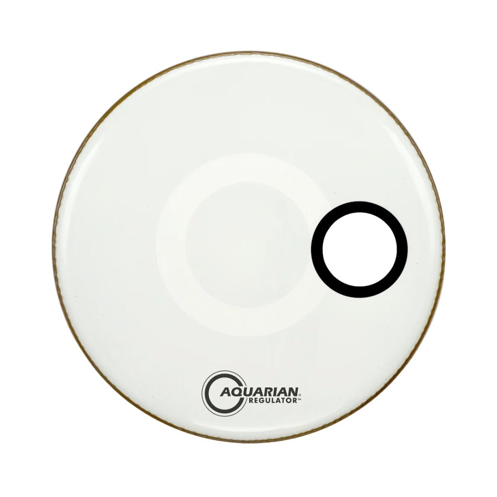 Aquarian RSM20WH 20" Regulator Small White Drum Heads Sky Music