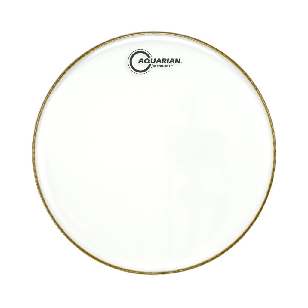 Aquarian RSP2-22 Response 2 22" 2 Ply Clear Drum Heads Sky Music
