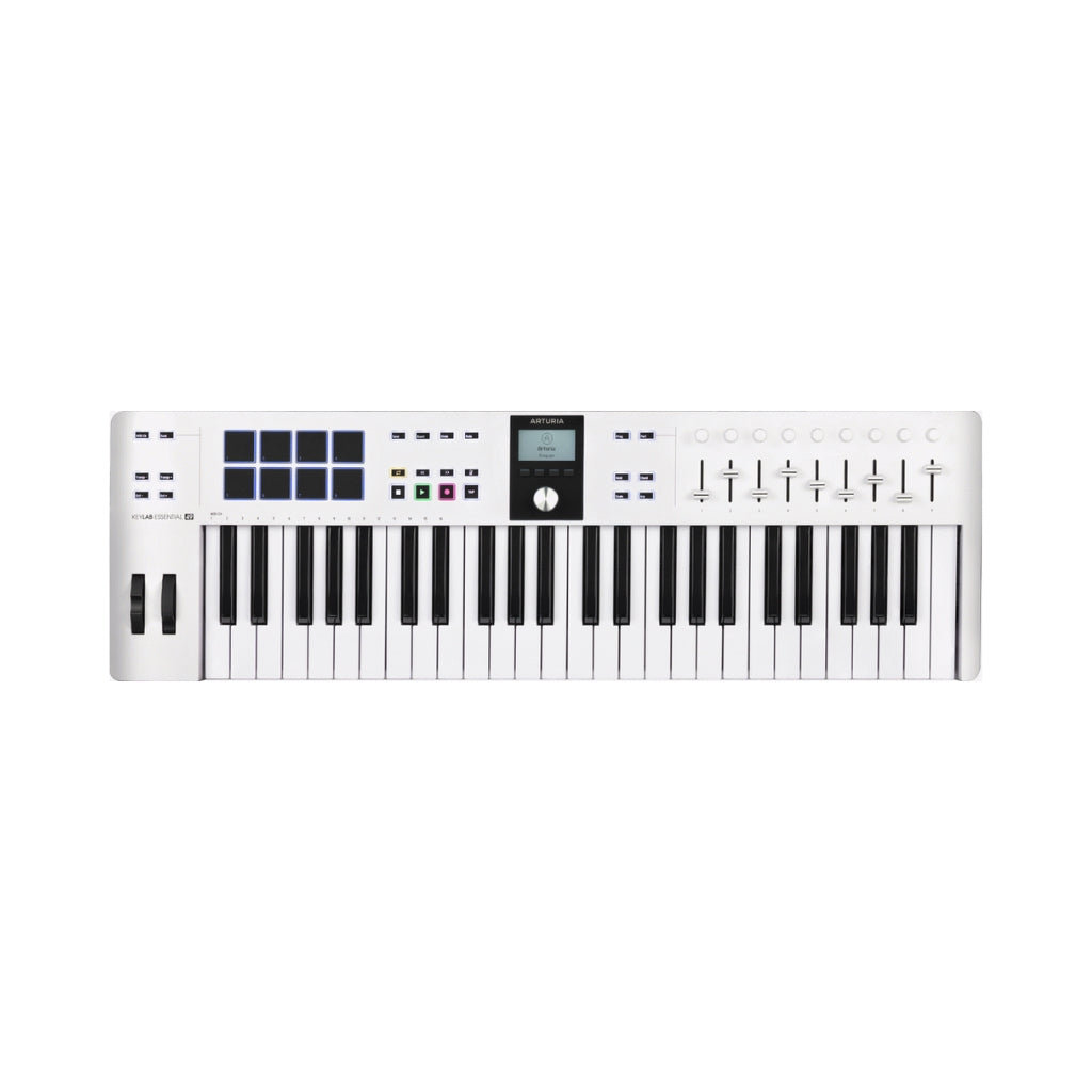 Arturia - KeyLab Essential MK3 49-Key MIDI Controller - White