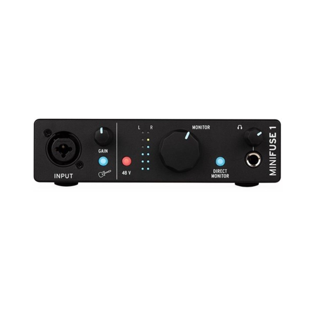 Arturia - MiniFuse 1 - 1 In/ 2 Out Audio Interface - Black