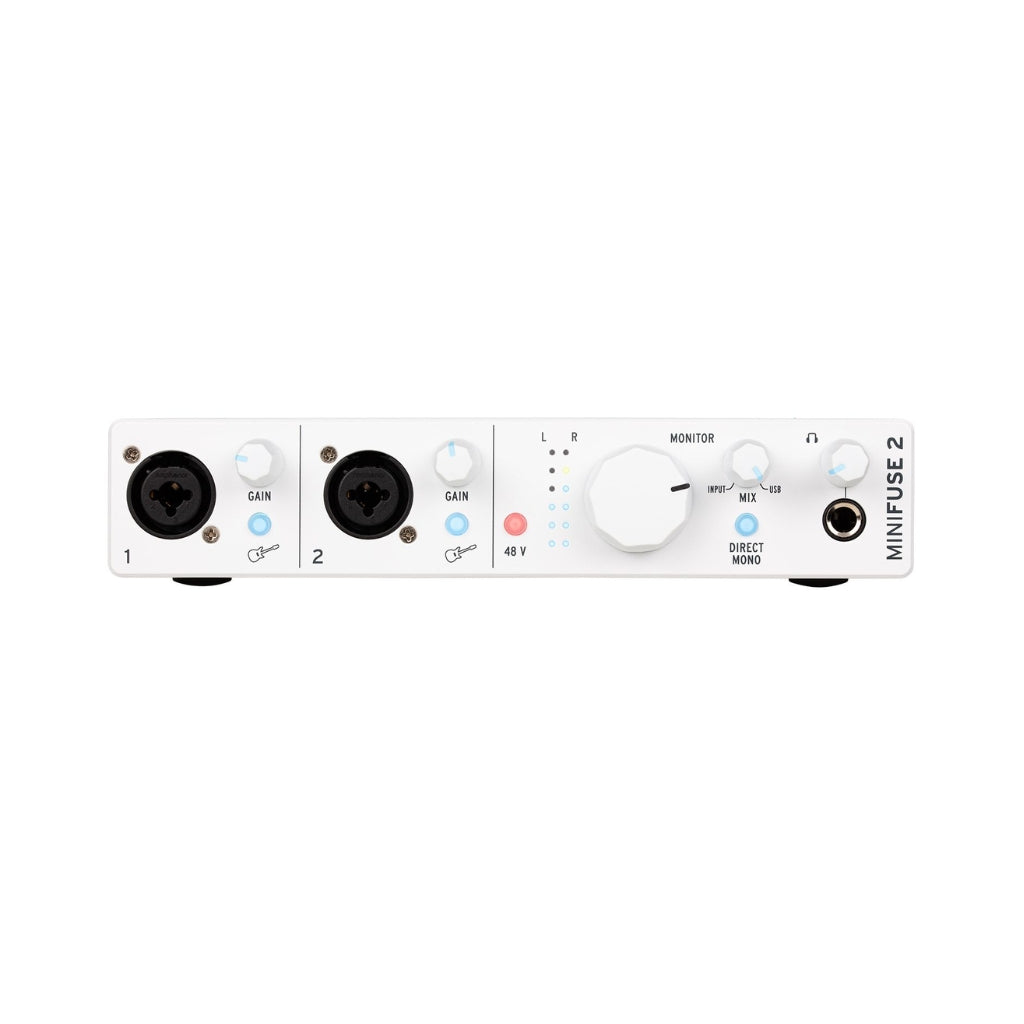 Arturia MiniFuse 2 - 2 In/ 2 Out Audio Interface - White
