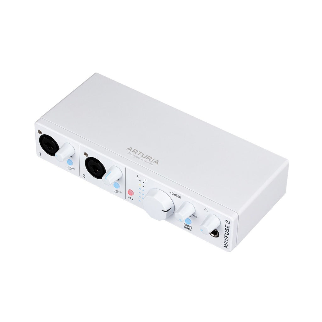 Arturia MiniFuse 2 - 2 In/ 2 Out Audio Interface - White