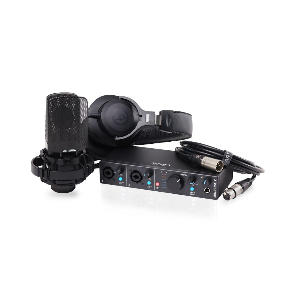 Arturia - MiniFuse Recording Studio Pack - Black