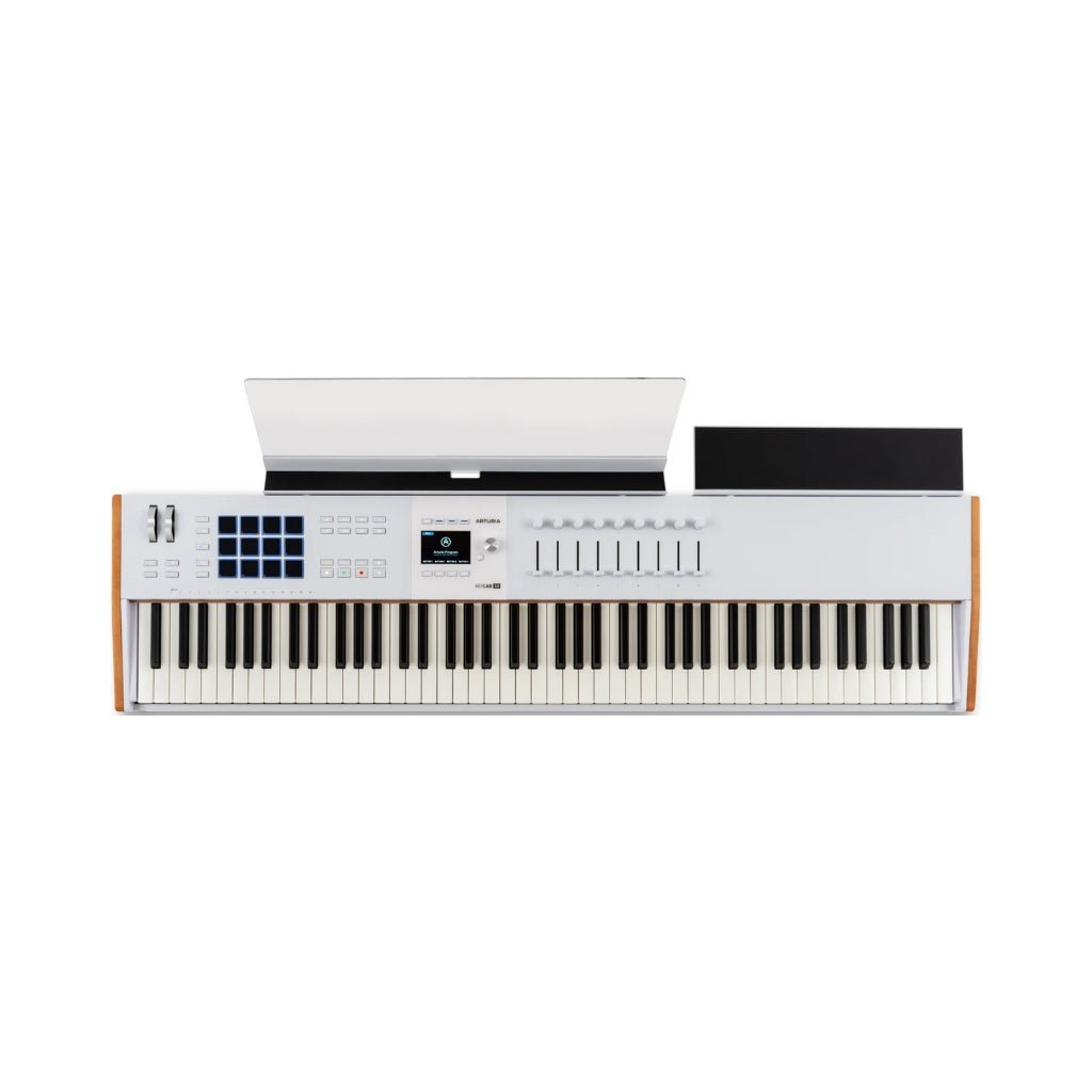 Arturia KeyLab 88 MK3 88-Key Weighted Hammer-Action Keyboard Controller - White Keyboards Sky Music
