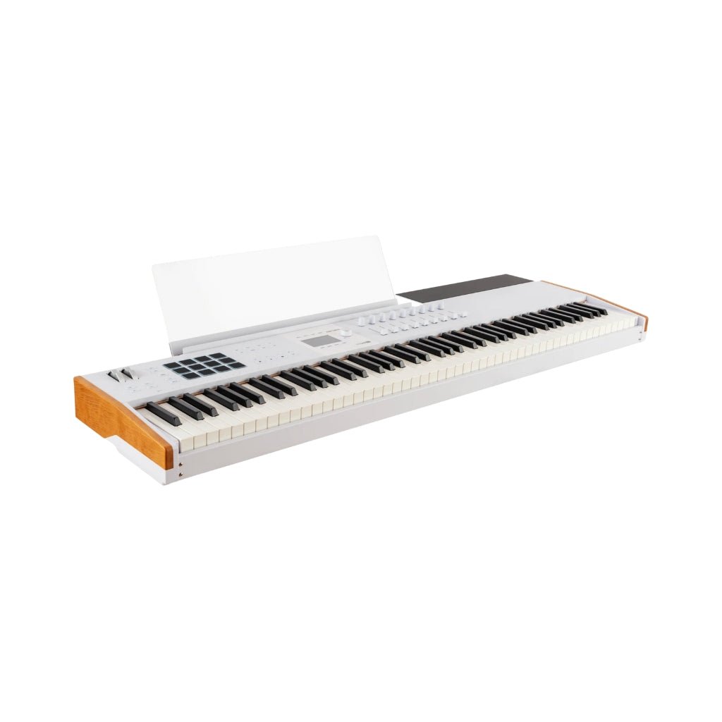 Arturia KeyLab 88 MK3 88-Key Weighted Hammer-Action Keyboard Controller - White Keyboards Sky Music