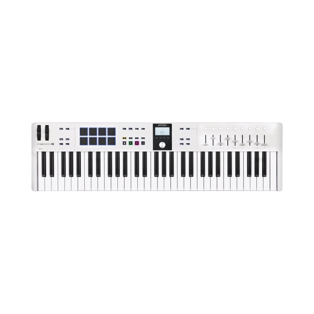 Arturia Keylab Essential 3 61-Key MIDI Controller - White MIDI Controllers Sky Music