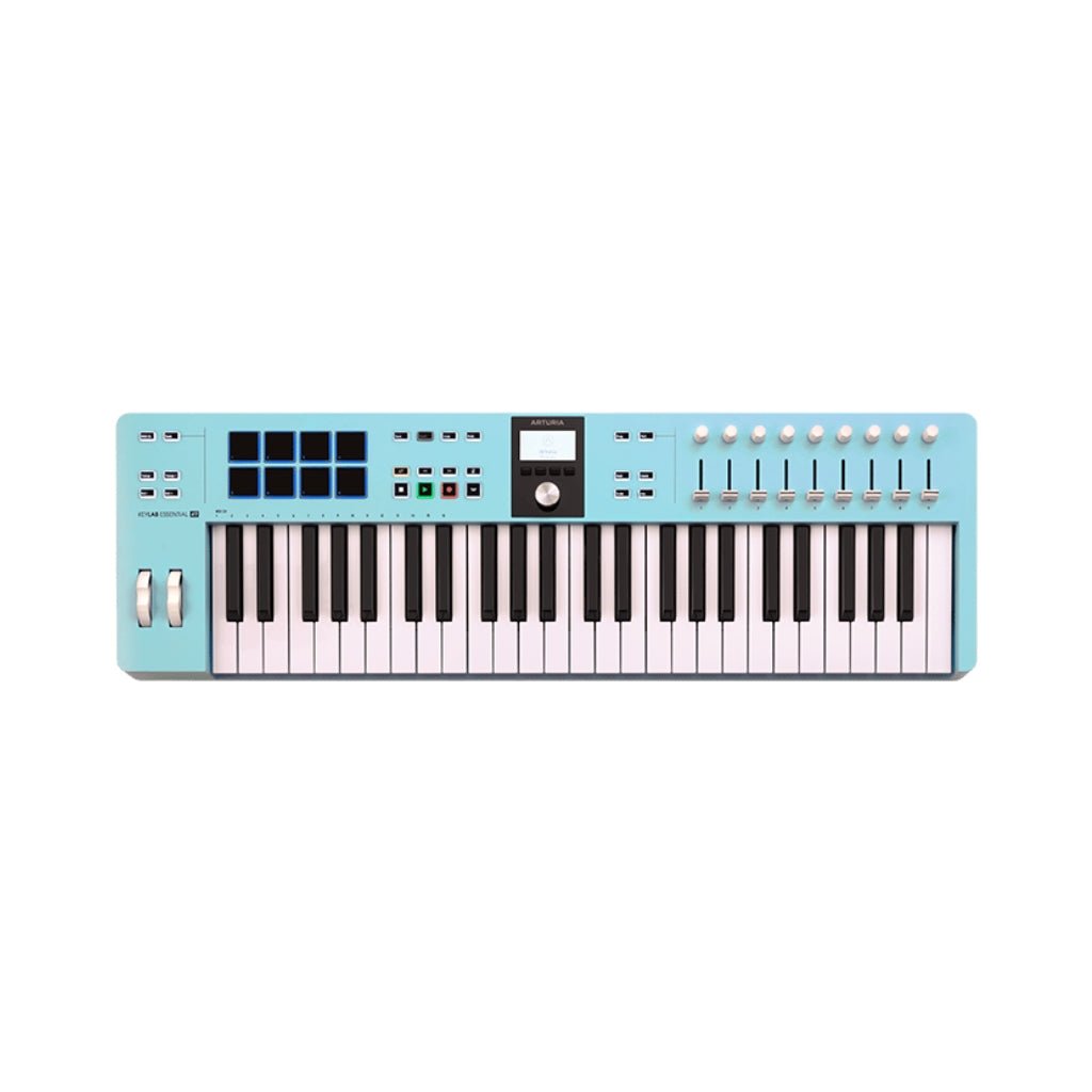 Arturia KeyLab Essential MK3 49-Key Keyboard Controller - Aquamarine MIDI Controllers Sky Music