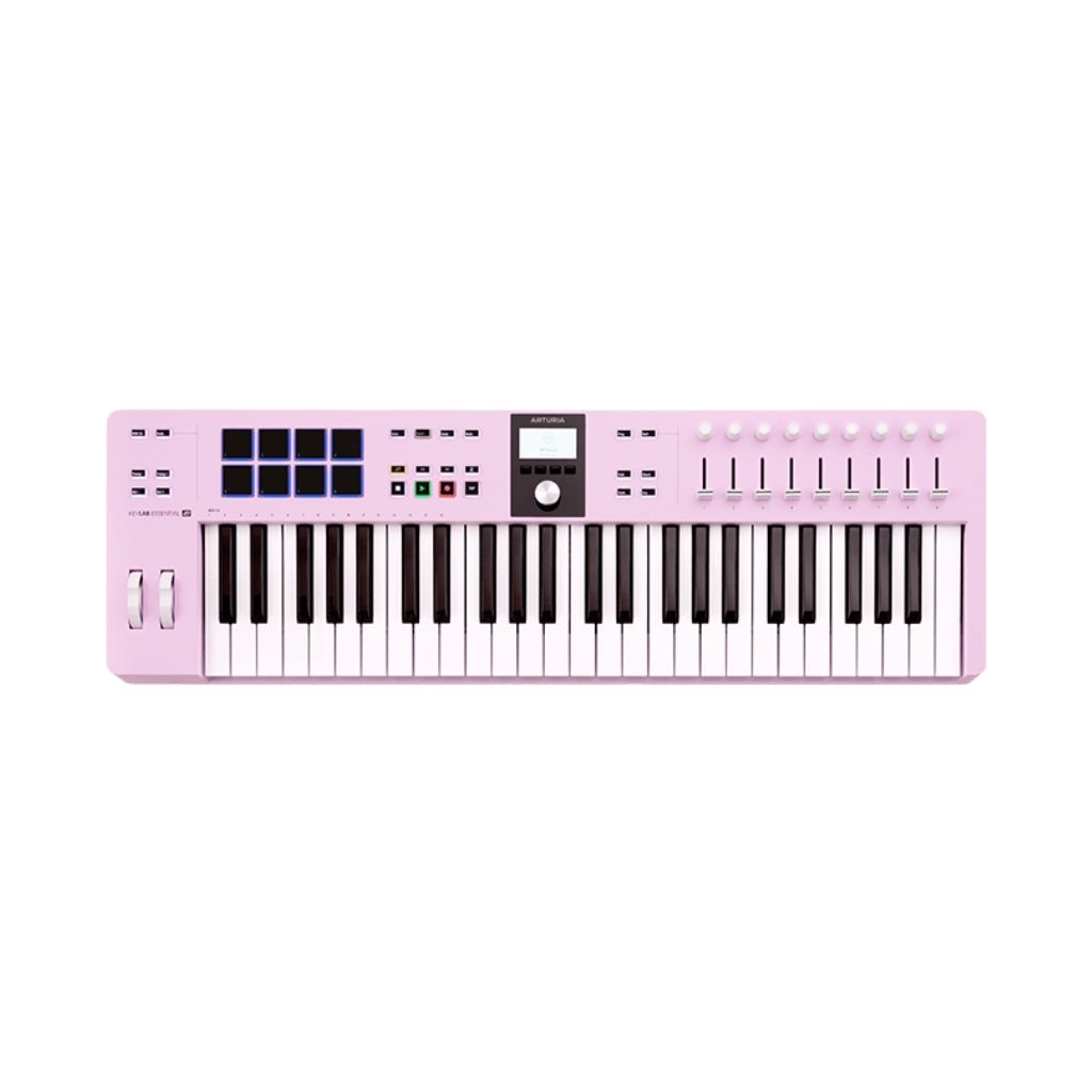 Arturia KeyLab Essential MK3 49-Key Keyboard Controller - Rose Quartz MIDI Controllers Sky Music