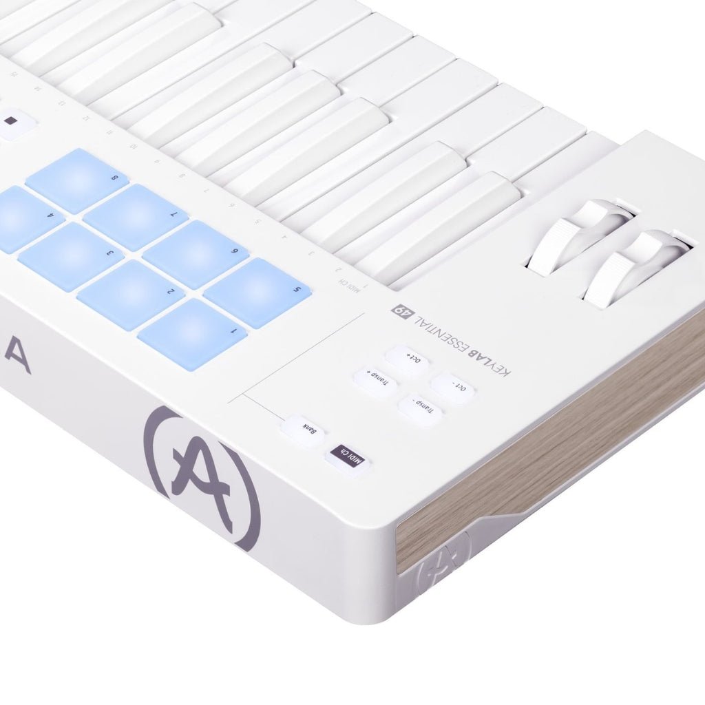 Arturia KeyLab Essential MK3 49-Key MIDI Controller - Alpine White MIDI Controllers Sky Music