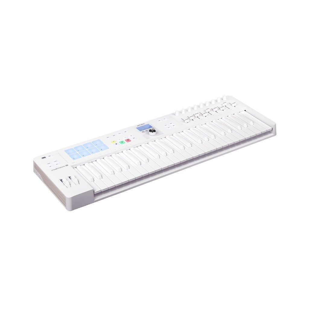 Arturia KeyLab Essential MK3 49-Key MIDI Controller - Alpine White MIDI Controllers Sky Music
