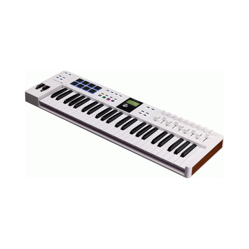 Arturia KeyLab Essential MK3 49-Key MIDI Controller - White MIDI Controllers Sky Music
