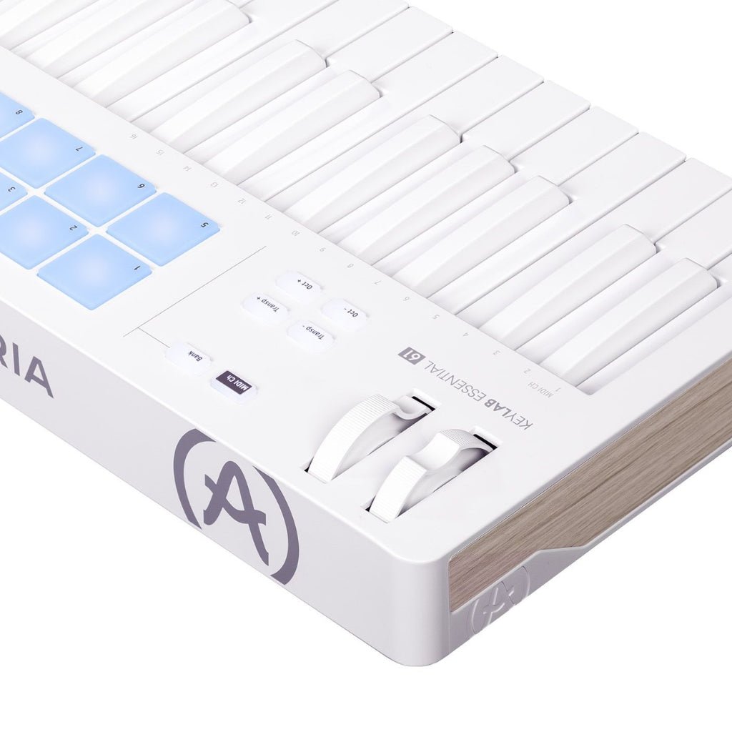 Arturia KeyLab Essential MK3 61-Key MIDI Controller - Alpine White MIDI Controllers Sky Music