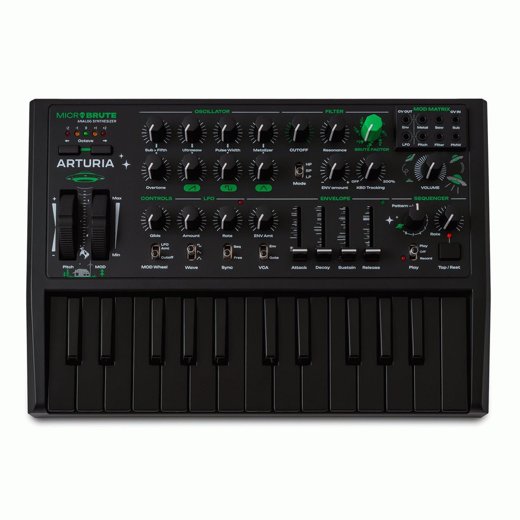 Arturia MicroBrute UFO Limited Edition 25-Key Analog Synthesizer Synthesizers Sky Music