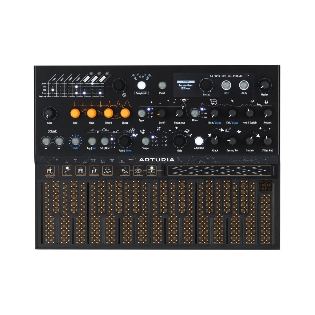 Arturia MicroFreak Hybrid Synthesizer - Limited Edition Stellar Synthesizers Sky Music