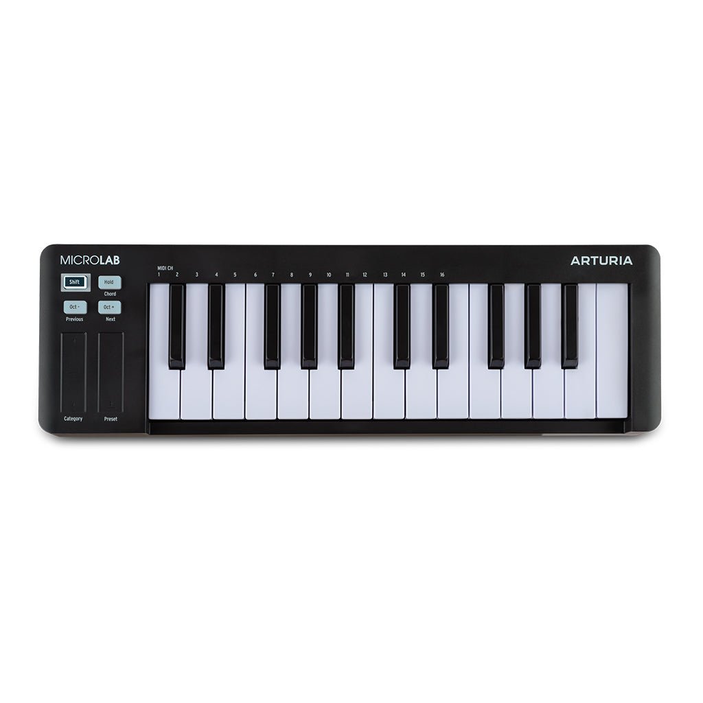 Arturia Microlab 3 25-Key MIDI Controller - Black MIDI Controllers Sky Music