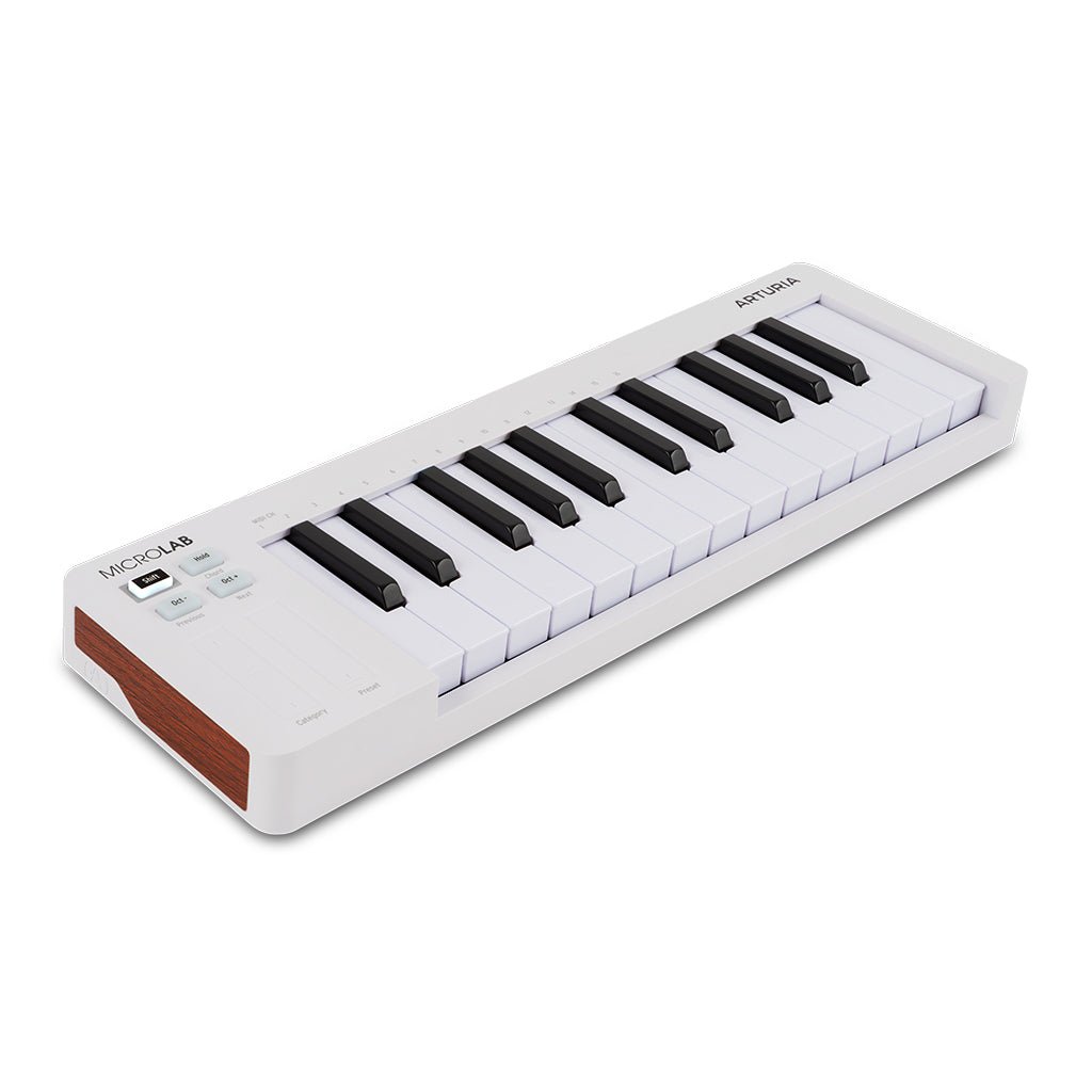 Arturia Microlab 3 25-Key MIDI Controller - White MIDI Controllers Sky Music
