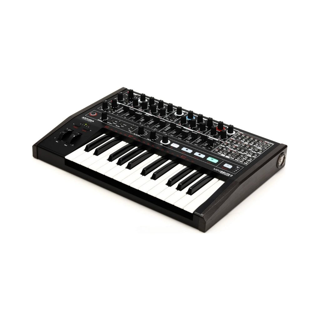 Arturia MiniBrute 2 Semi-Modular Analog Synthesizer - Black Synthesizers Sky Music