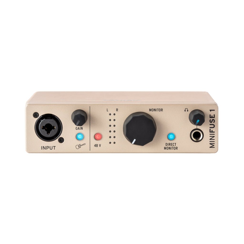 Arturia MiniFuse 1 USB-C Audio Interface - Champagne Audio Interfaces Sky Music