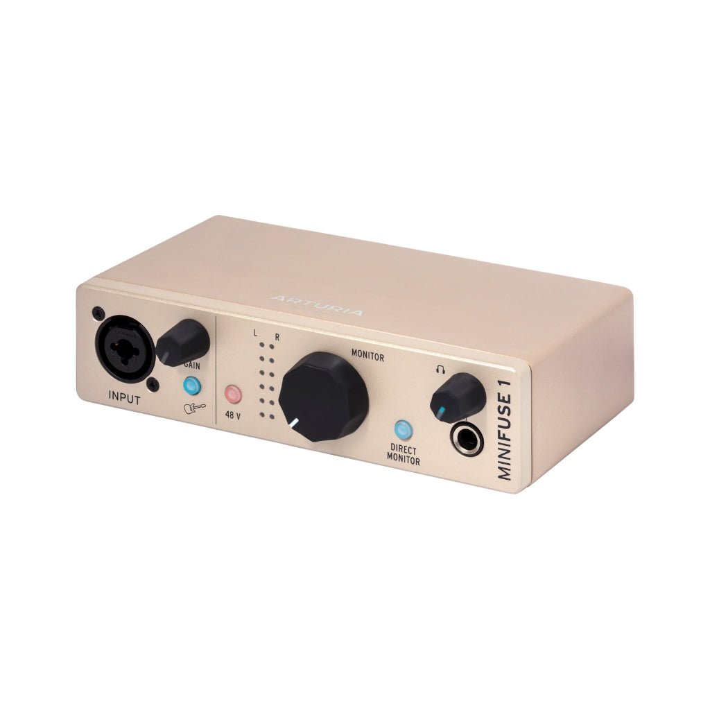 Arturia MiniFuse 1 USB-C Audio Interface - Champagne Audio Interfaces Sky Music
