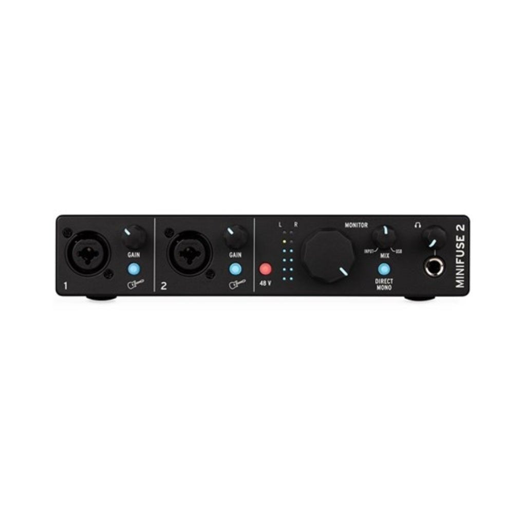 Arturia MiniFuse 2 - 2 In/ 2 Out Audio Interface - Black Audio Interfaces Sky Music