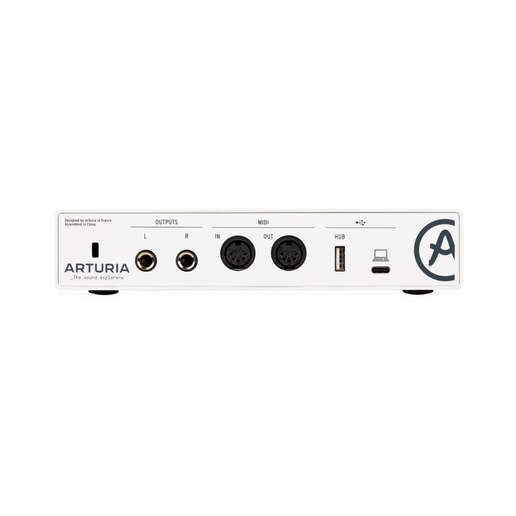 Arturia MiniFuse 2 - 2 In/ 2 Out Audio Interface - White Audio Interfaces Sky Music