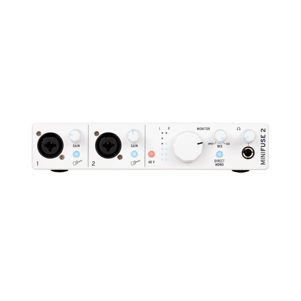 Arturia MiniFuse 2 - 2 In/ 2 Out Audio Interface - White Audio Interfaces Sky Music