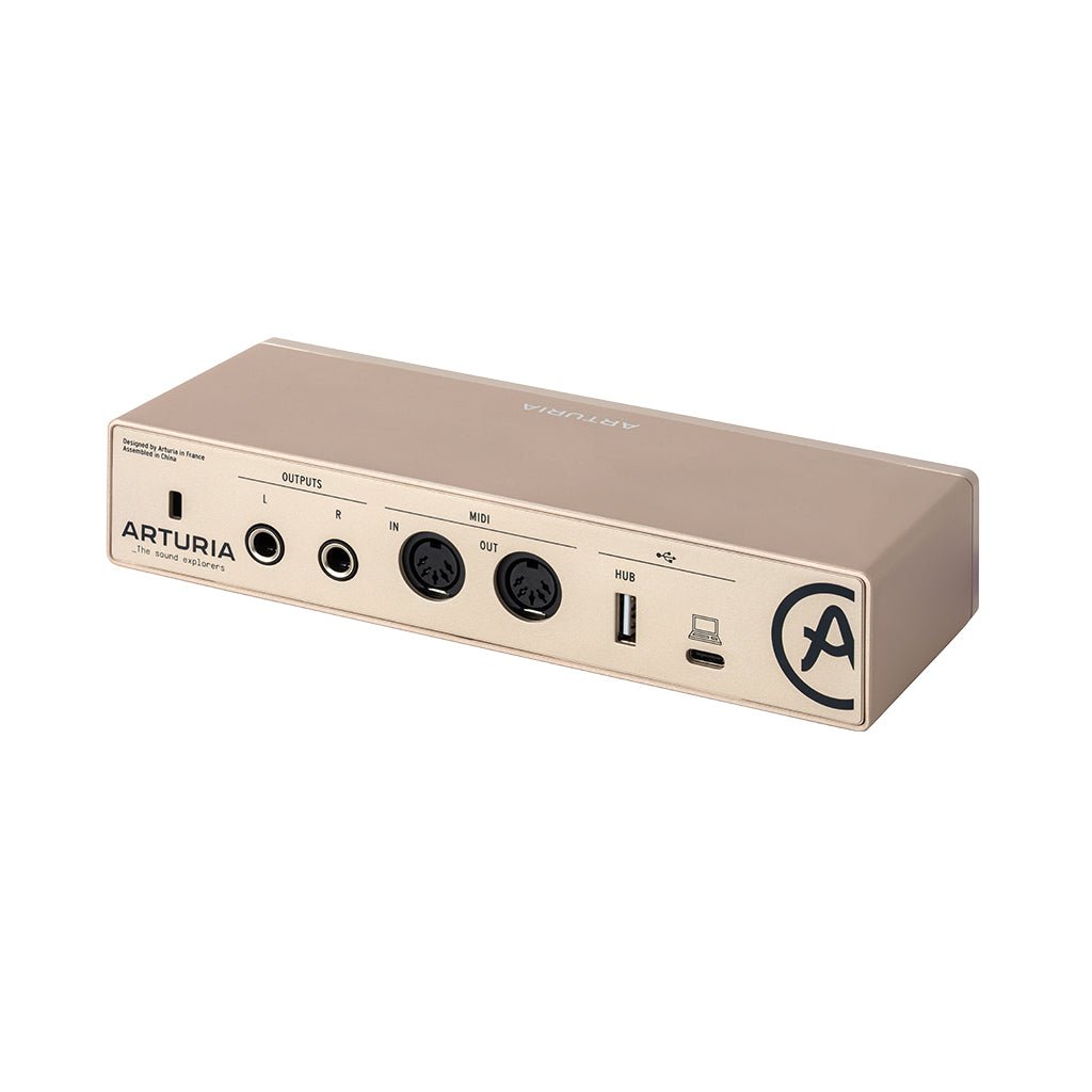 Arturia MiniFuse 2 USB-C Audio Interface - Champagne Audio Interfaces Sky Music
