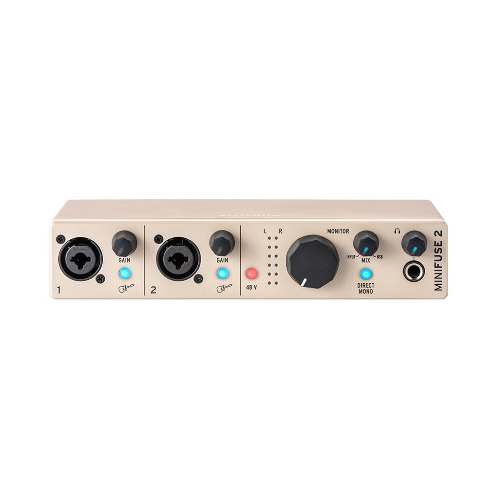 Arturia MiniFuse 2 USB-C Audio Interface - Champagne Audio Interfaces Sky Music