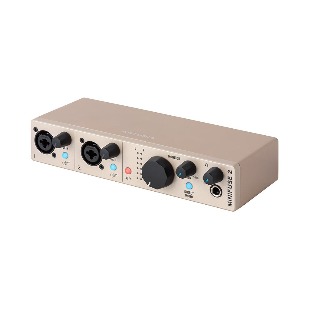 Arturia MiniFuse 2 USB-C Audio Interface - Champagne Audio Interfaces Sky Music
