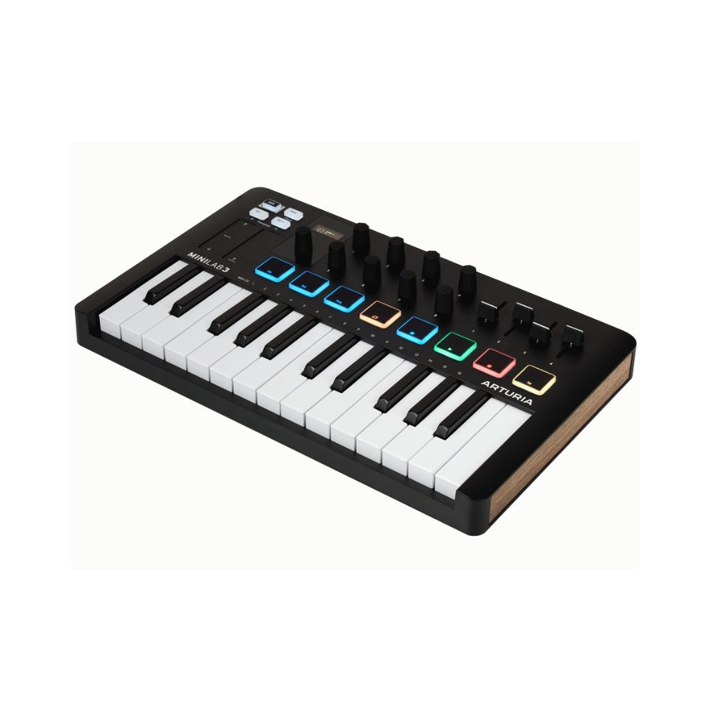 Arturia Minilab 3 25-Note Keyboard Controller - Black MIDI Controllers Sky Music