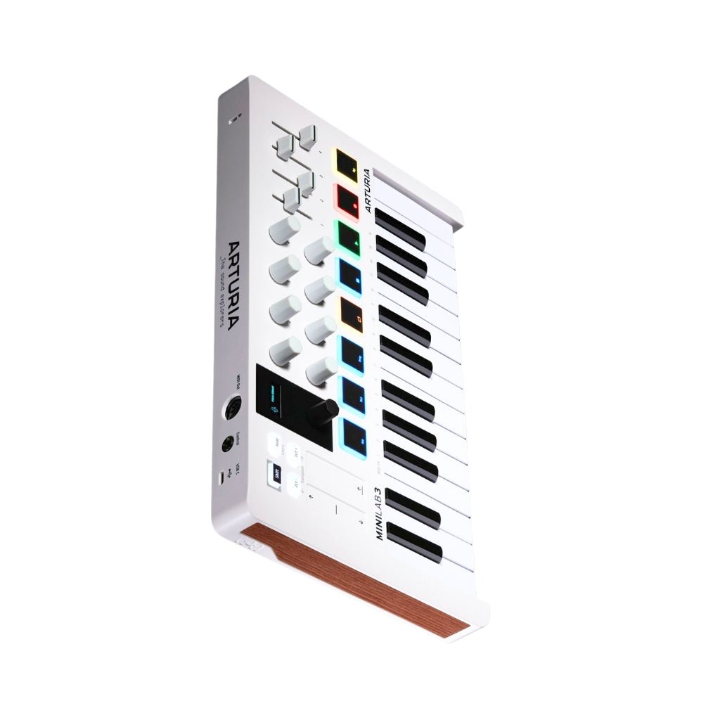 Arturia Minilab 3 25-Note Keyboard Controller - White MIDI Controllers Sky Music