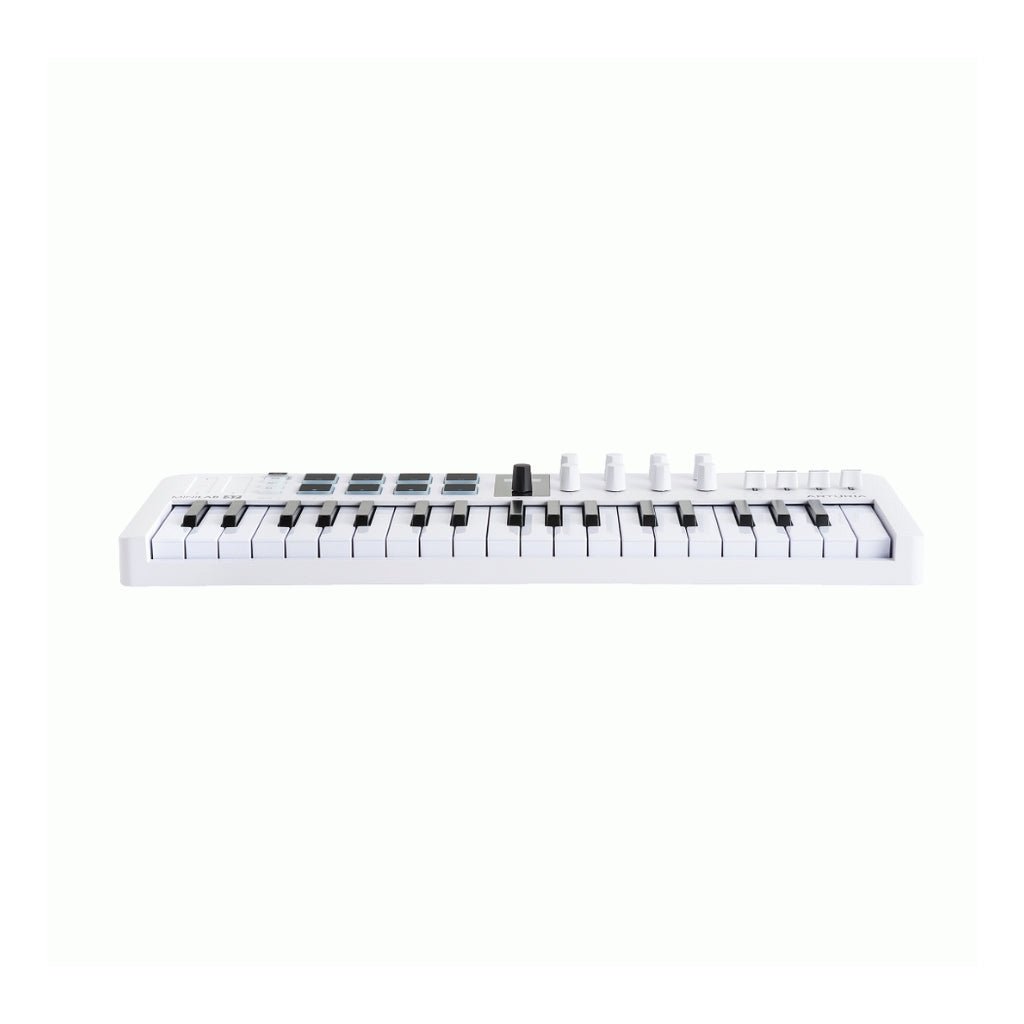 Arturia MiniLab 37 MK3 Compact 37-key MIDI Controller - White MIDI Controllers Sky Music