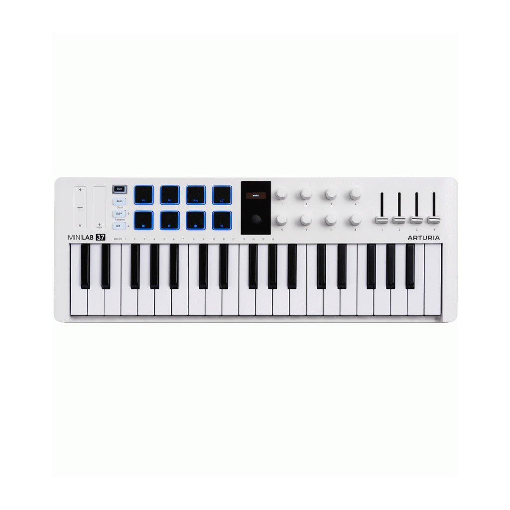 Arturia MiniLab 37 MK3 Compact 37-key MIDI Controller - White MIDI Controllers Sky Music