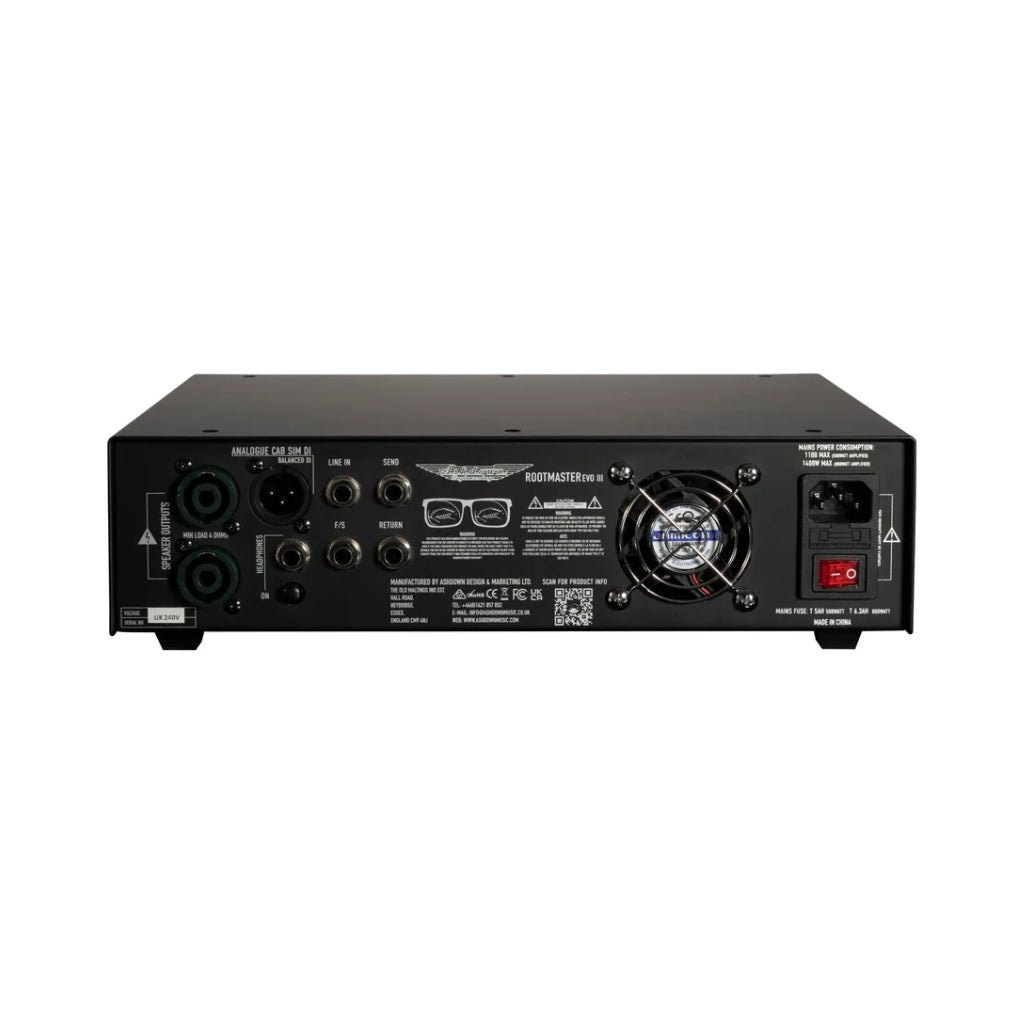 Ashdown RM-500-EVOIII 500-Watt Bass Amplifier Head Bass Guitar Amplifiers Sky Music