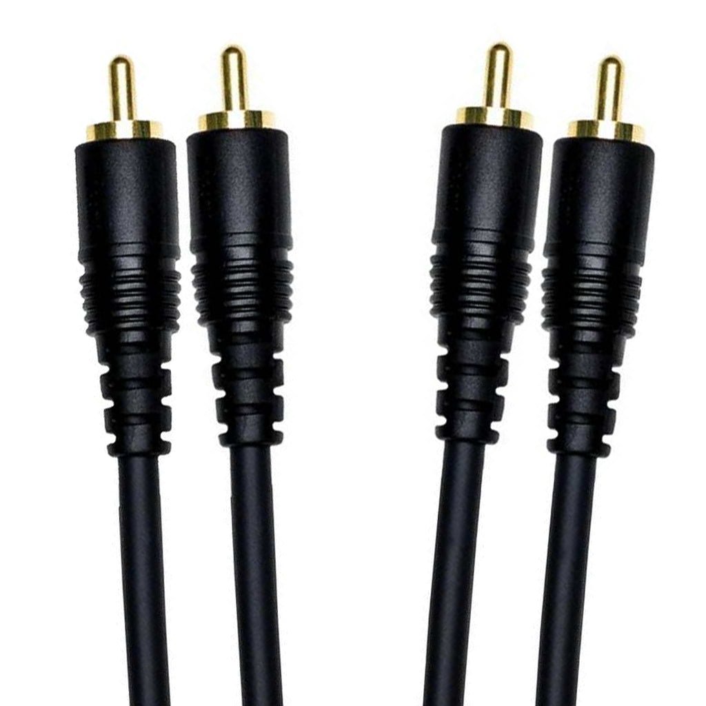 Australasian - Stereo (L + R) RCA to RCA - 3 foot Cables Sky Music