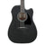 Ibanez - AW1040CE Acoutics Guitar All Solid - Weathered Black Open Pore