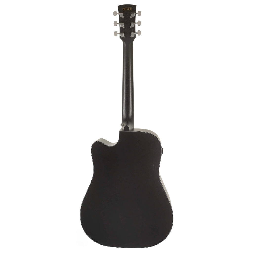 Ibanez - AW1040CE Acoutics Guitar All Solid - Weathered Black Open Pore