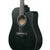 Ibanez - AW1040CE Acoutics Guitar All Solid - Weathered Black Open Pore