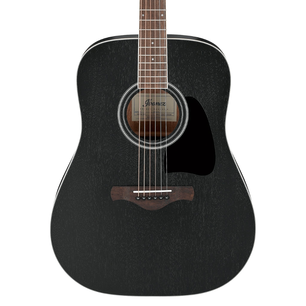 Ibanez - AW84 Artwood Acoustic Guitar - Weathered Black Open Pore