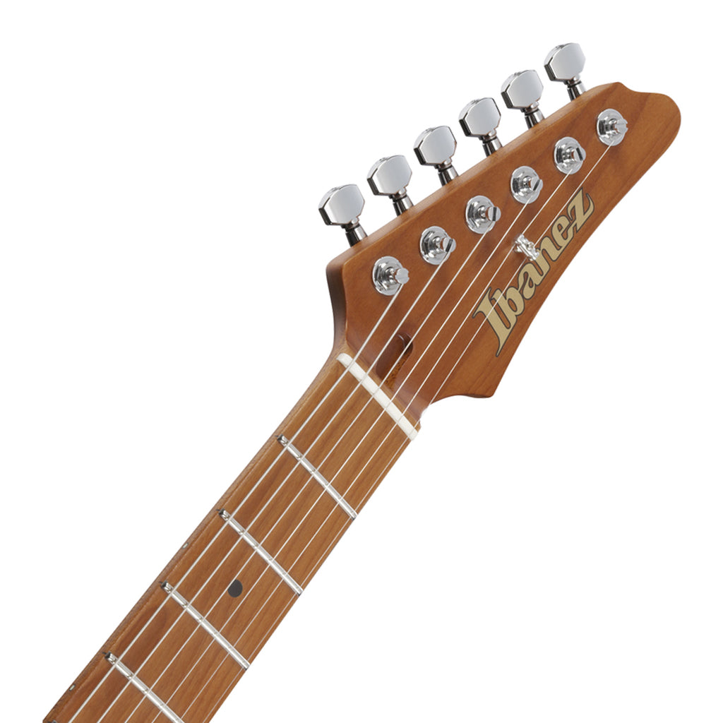 Ibanez AZ2402 Electric Guitar with Roasted Maple Fretboard and Case Apple Green Metallic