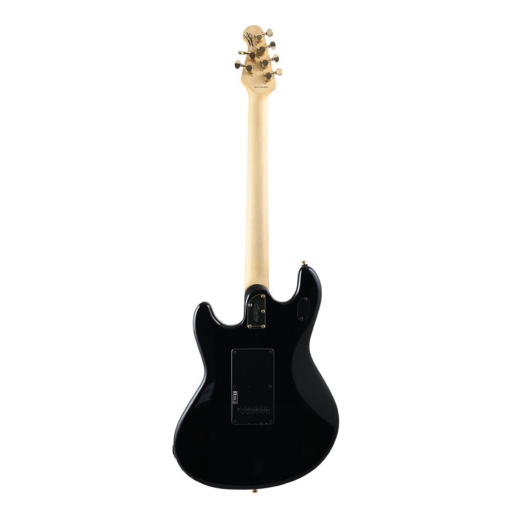 B-STOCK Sterling Stingray Guitar SR Jared Dines - Black w Gold Hardware Electric Guitars Sky Music