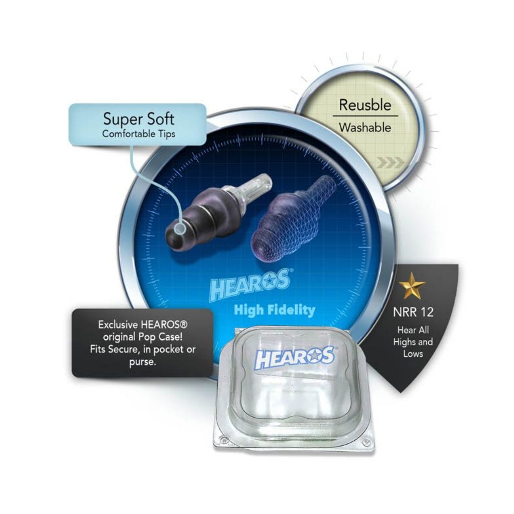 Hearos High-Fidelity Ear Plugs - Small