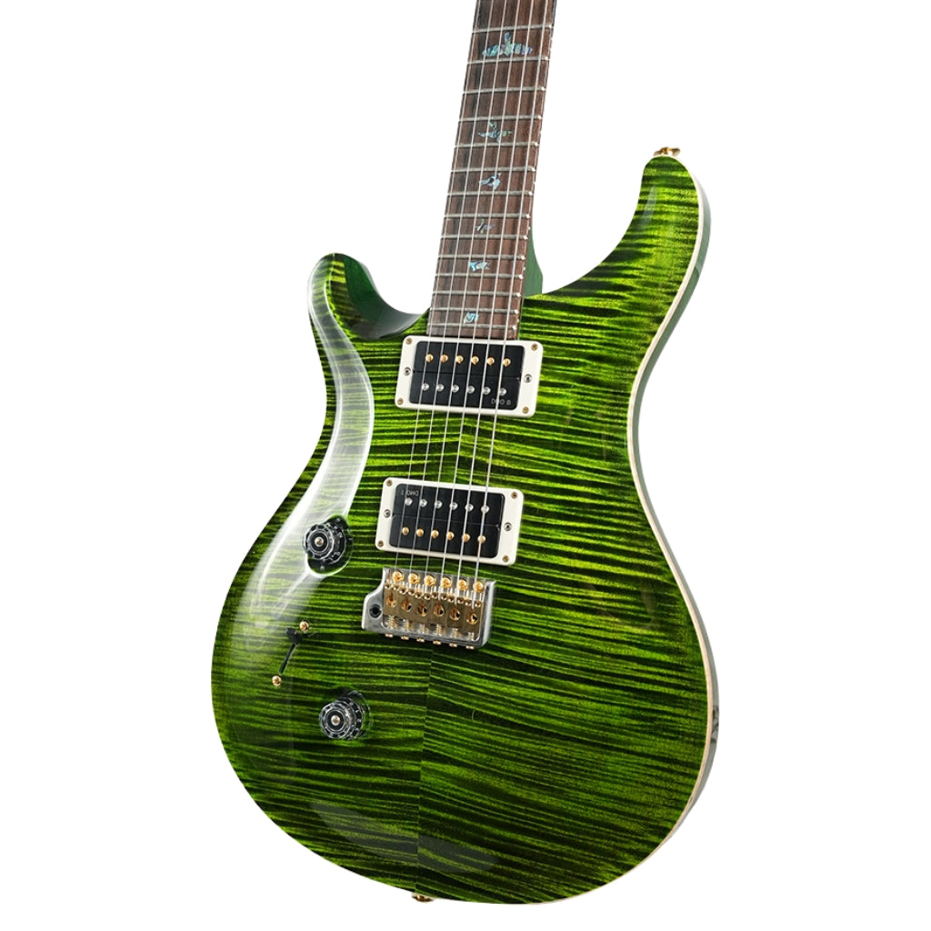 PRS Wood Library - Custom 24 Left-Handed 10-Top Electric Guitar - Jade, Flame Top