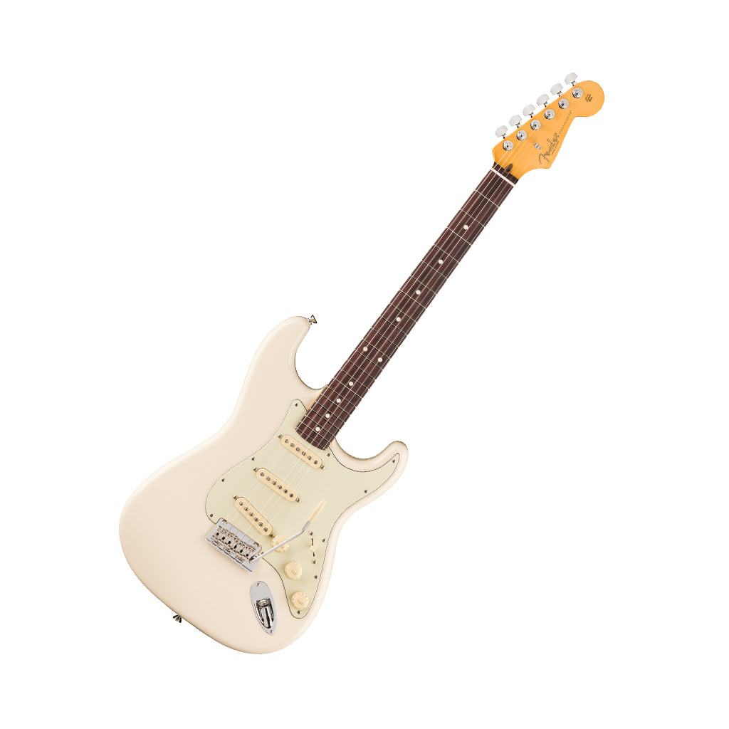 Fender American Professional Stratocaster Rosewood Electric Guitar - Olympic White