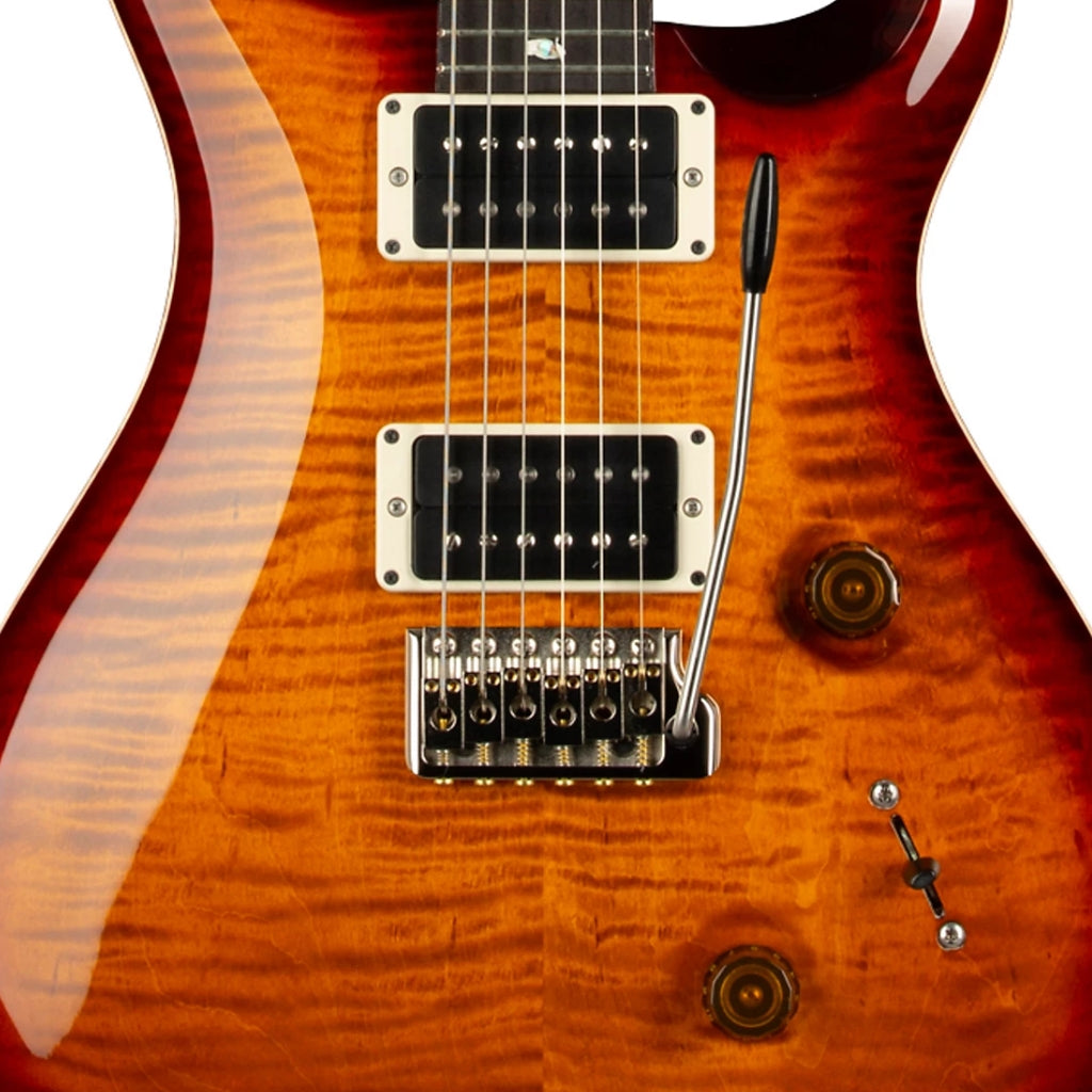 PRS - Custom 24 Pattern Thin Electric Guitar - Dark Cherry Burst