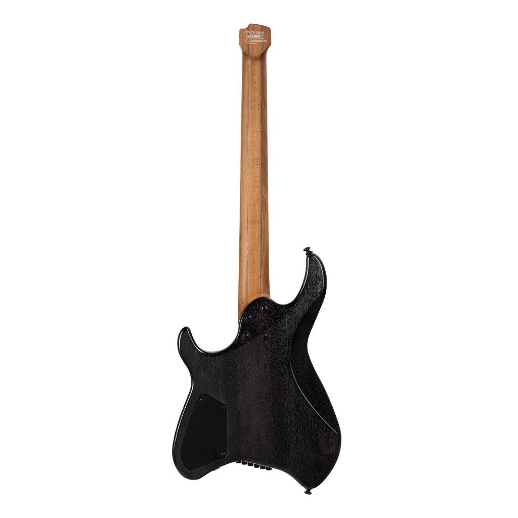 Cort - Space G6MS Electric Guitar - Semi Gloss Trans Black