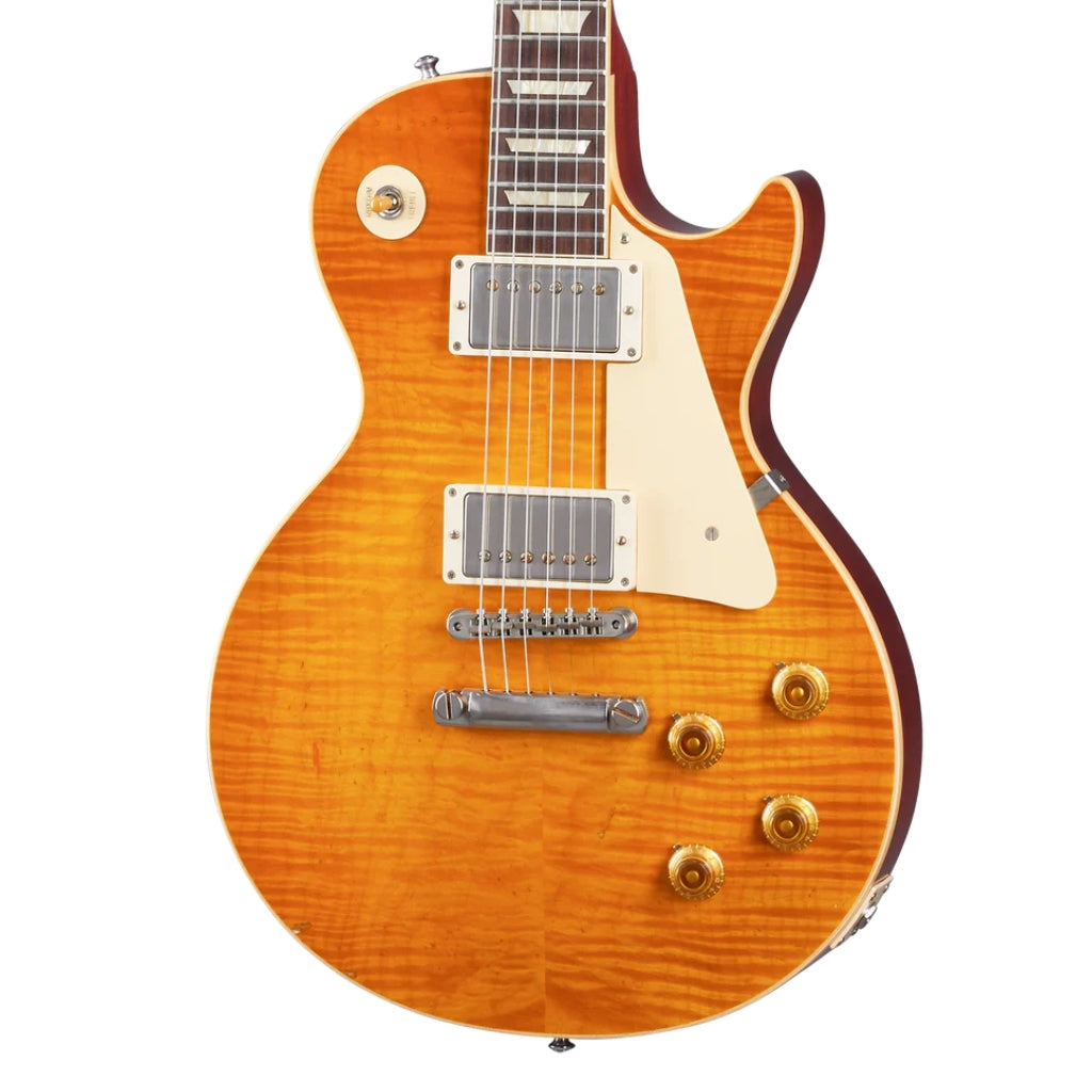Gibson - Custom Murphy Lab 1959 Les Paul Standard Reissue Electric Guitar - Dirty Lemon Light Aged