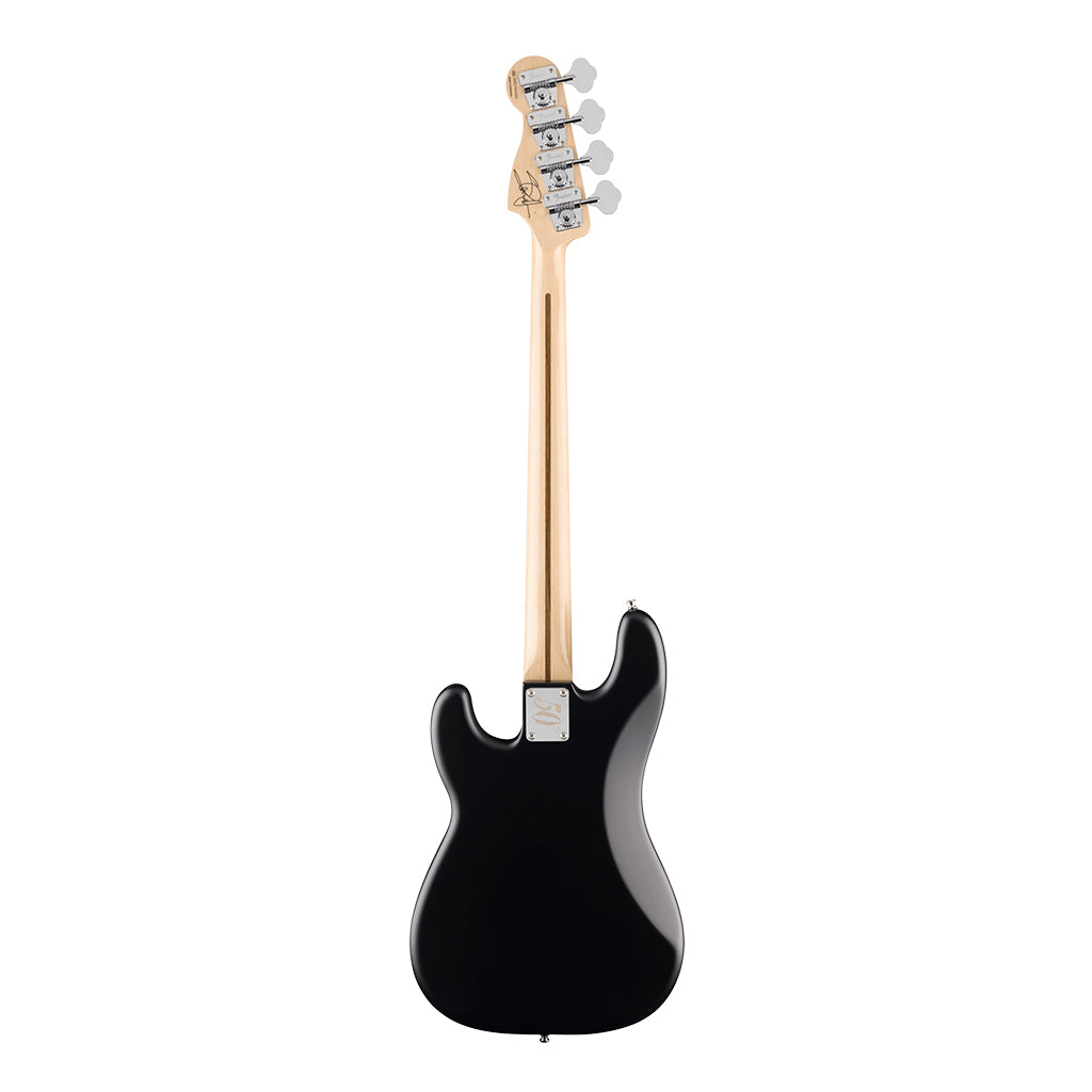 Fender 50th Anniversary Steve Harris Limited Edition Precision Bass Maple Fingerboard - Satin Black