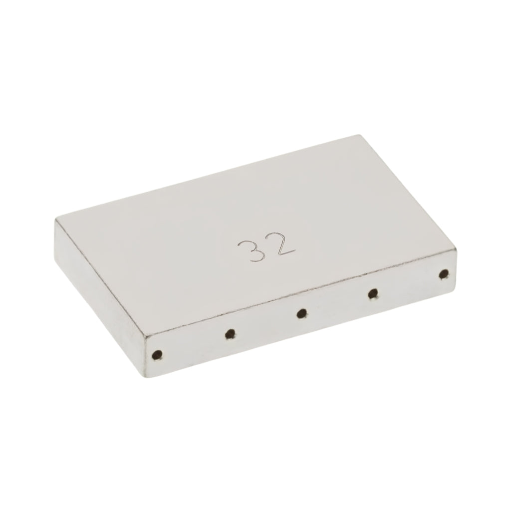 Schaller 32mm Tremolo Block - Nickel