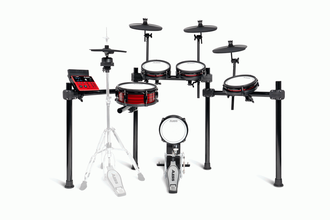 Alesis Nitro Ultimate XL 10-Piece Professional Electronic Drum Set with Bluetooth